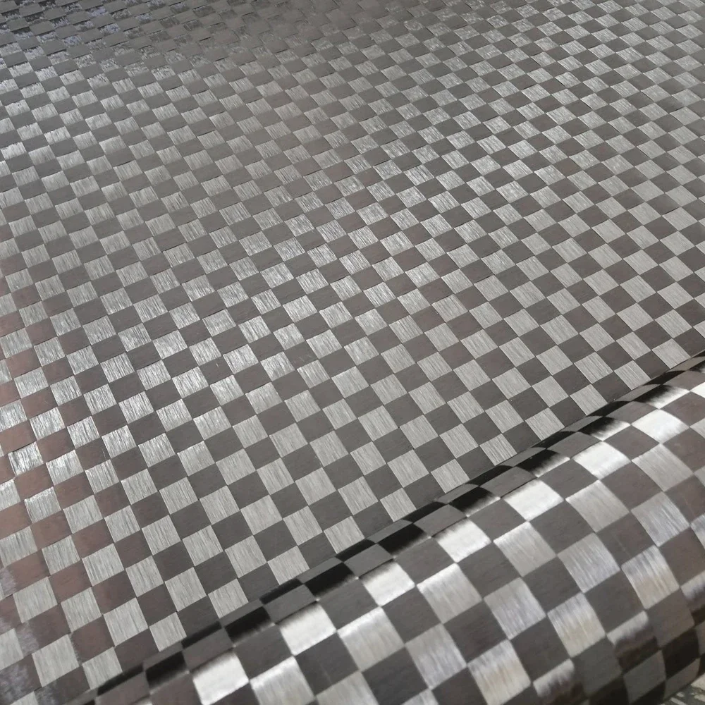 50X100CM 12K 200G 8X8MM Real Carbon Fiber Cloth Carbon Fabric Stretch Plain Big Plaid Car Modified Carbon Fiber Cloth