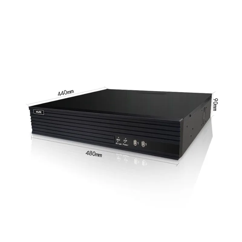 Network HD 32ch 64ch  4K 8mp 5mp NVR Support 8XHDD  Sata Hard Disk video recorder  H.265X Monitoring host