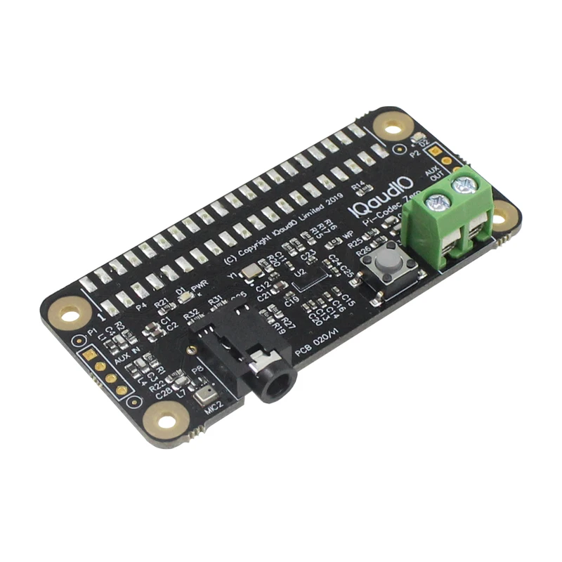 1 قطعة/الوحدة! لوحة توسيع فك تشفير الصوت من Raspberry PI Zero IQaudio Codec I2S وحدة خطاب ميكروفون بطاقة الصوت أصلية جديدة