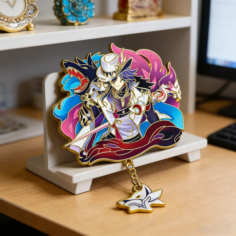 Game Merchandise Immortal Doujin Original Creative Metal Imitation Enamel Craft Badge Millet Two-dimensional Gift