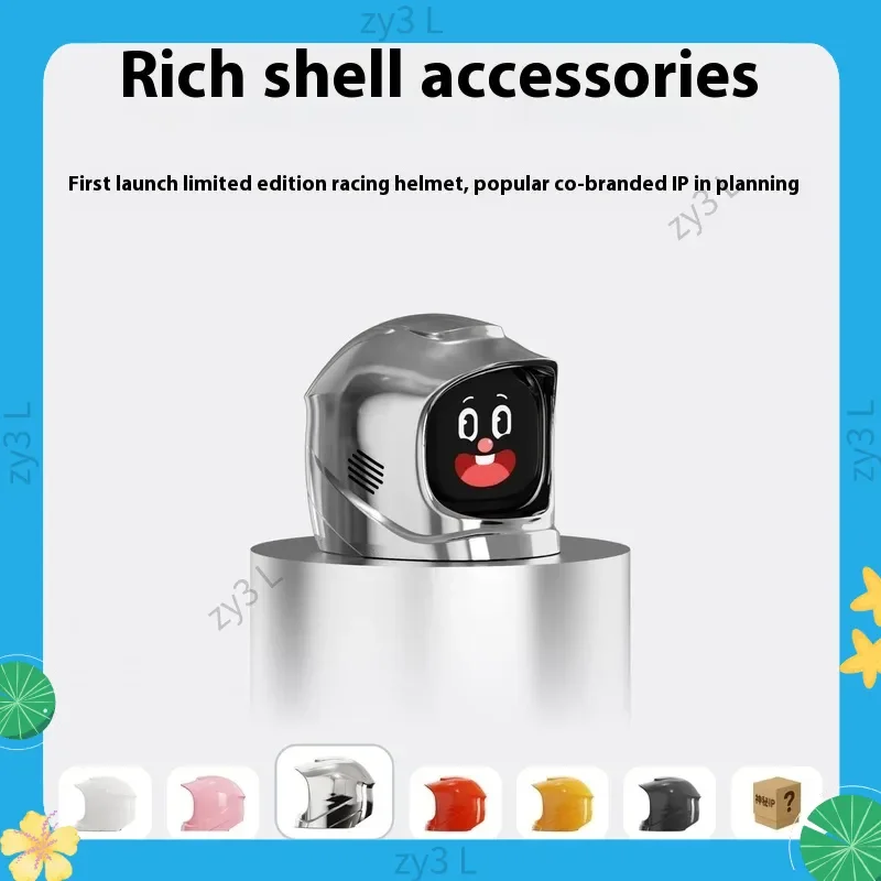 MANGOGO – jouet monté sur voiture, ornements électroniques pour animaux de compagnie, jouets tendance, compagnons, robots intelligents, expressions facia, décorations de voiture