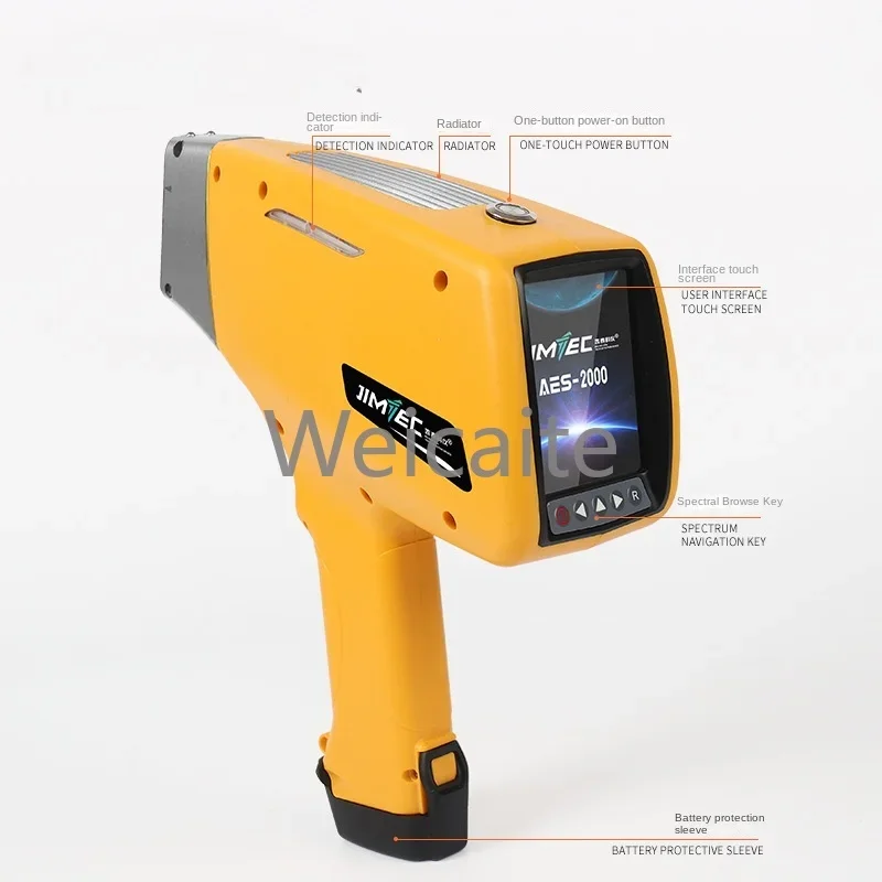 Jitaike Instrument Alloy Analyzer, Metal Content Multi-Element Analyzer JES-2000 Handheld Spectrometer