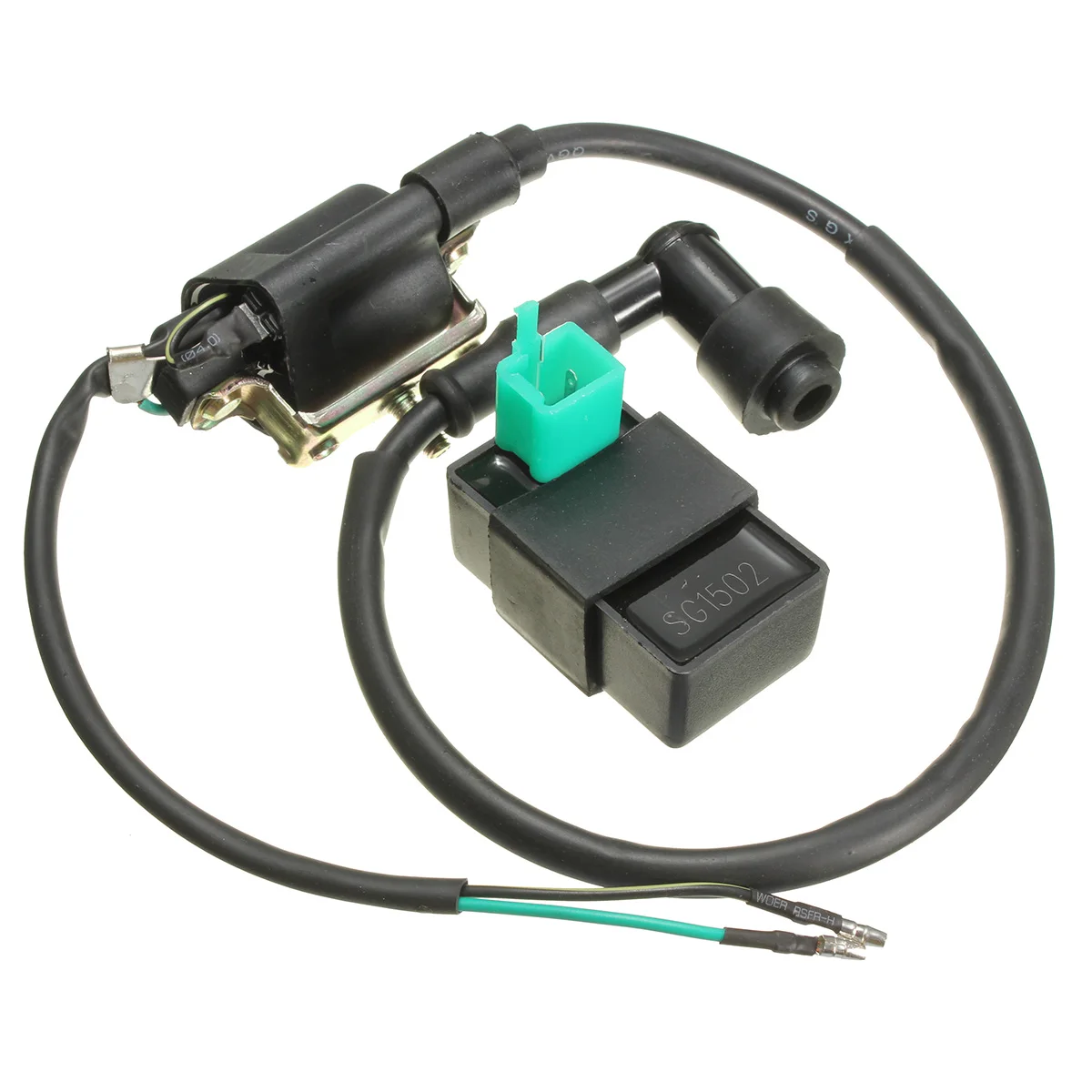 Motorcycle Ignition Coil & CDI UNIT kit For 50cc 70cc 90cc 110cc 125cc ATV Quad Gart Dirt Pit Bike