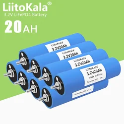 8pcs LiitoKala 3.2v 20Ah LiFePO4 battery 3C 3.2V Cells diy 12v 4S 24V 48V ebike electric scooter Tricycle power tools Battery