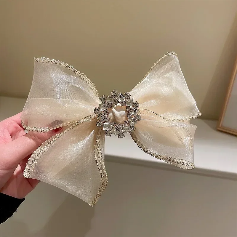 Diamond Bow Hair Accessories for Women Hairpin Crystal Clip for Girls Hairpin Hair Ornament Women Butterfly Hair Clips for Women