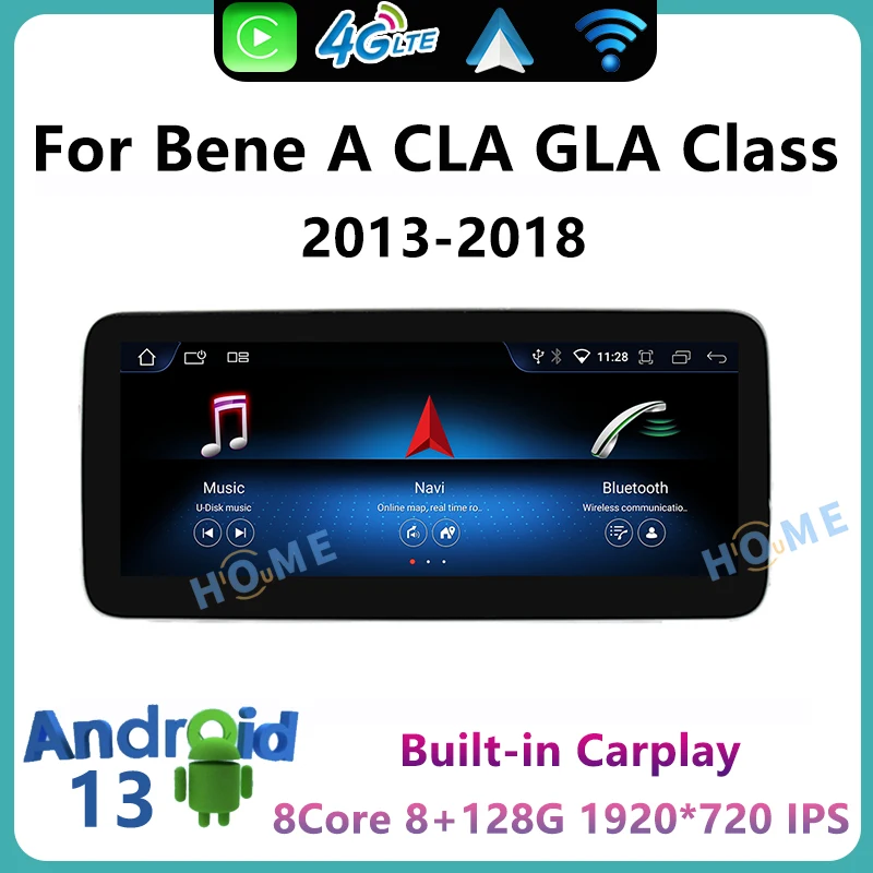 

Factory Price Android13 Multimedia For Mercedes Benz A Class-W176 CLA-C117 GLA-X156 Car Video Player GPS Navigation Bluetooth 4G