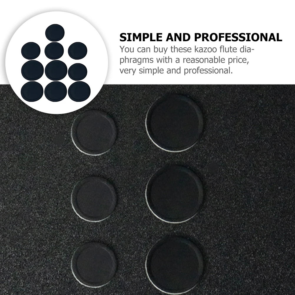 

Kazoo Flute Diaphragm Accessories Film Replacement Diaphragms Food Grade Plastic