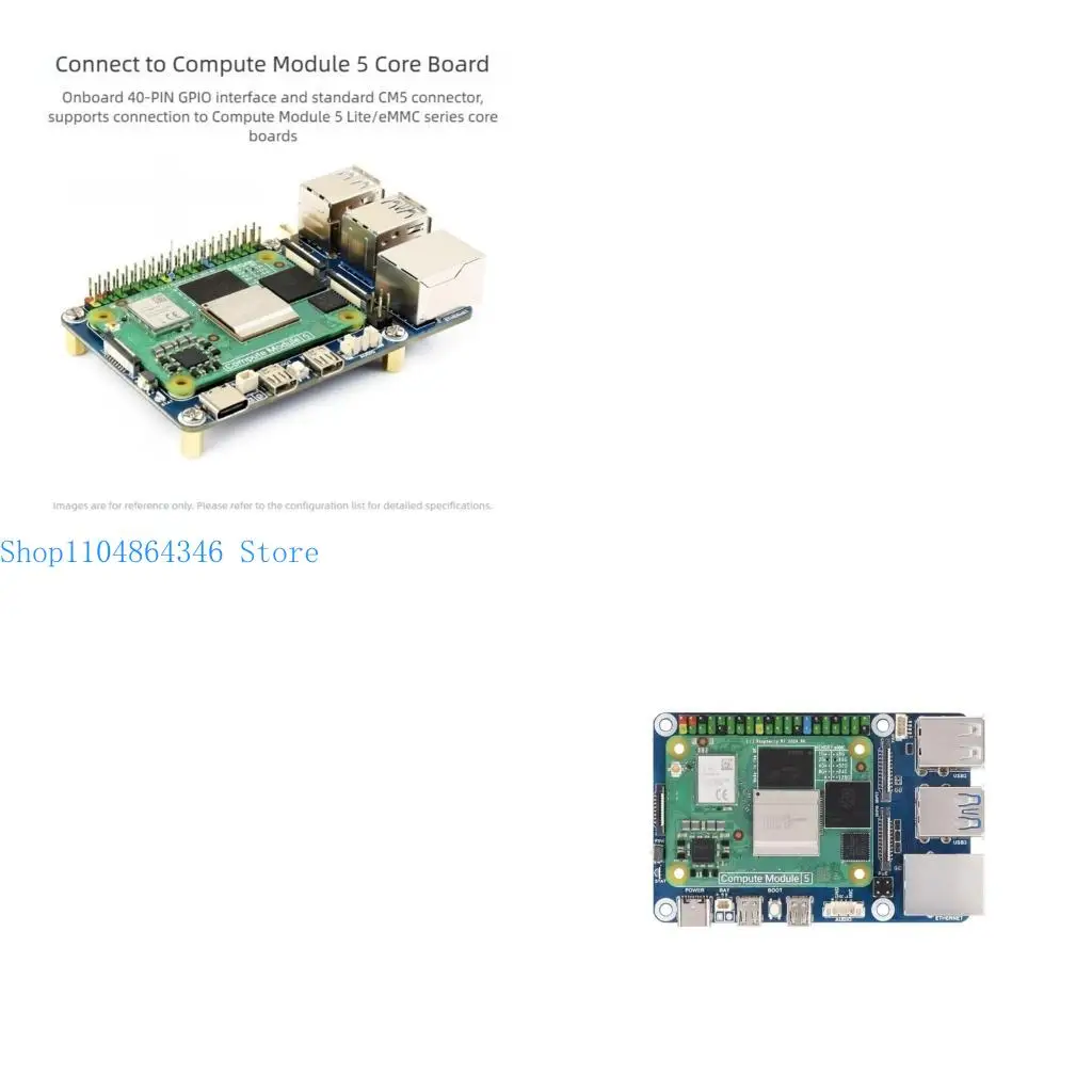 

5ASD Development Metal Case Platform Platform Compute Module 5 Плата Easy Installation