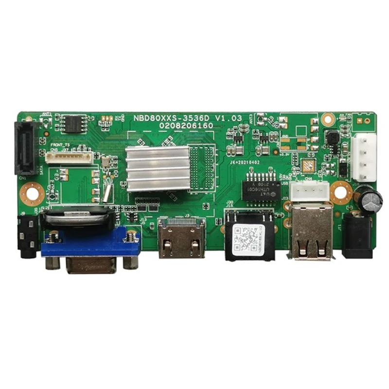 สายเครื่องบันทึกวีดีโอดิจิตอลเครือข่าย NVR H265/H264 16Chx4k 5MP สาย SATA 1เส้นสำหรับตรวจจับการเคลื่อนไหว P2P ระบบรักษาความปลอดภัยแบบ CMS XMEYE