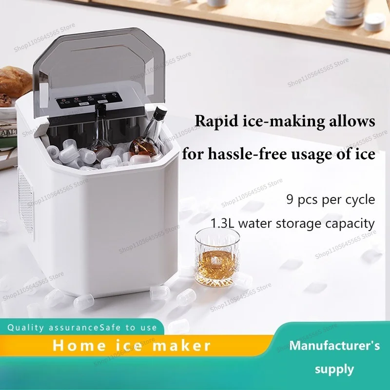 For Home Ice Maker Small Student Dormitory Automatic Cleaning Large and Small Ice Cubes Mini Ice Maker