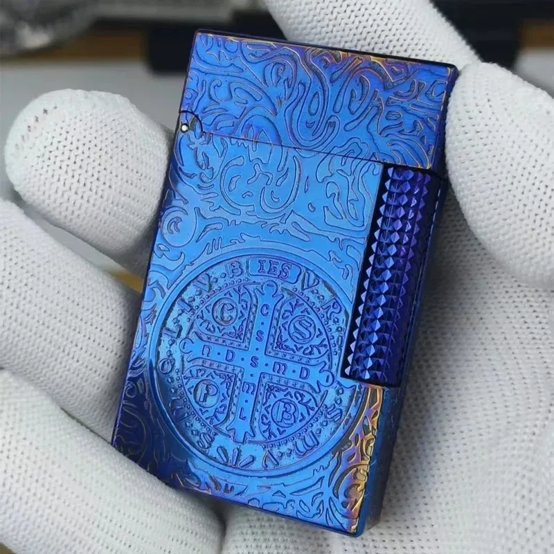 

Брендовая надувная зажигалка Piano Tone из чистой меди, надувное боковое зажигание, ретро, винтажная зажигалка с гравировкой, мужская высококачественная зажигалка