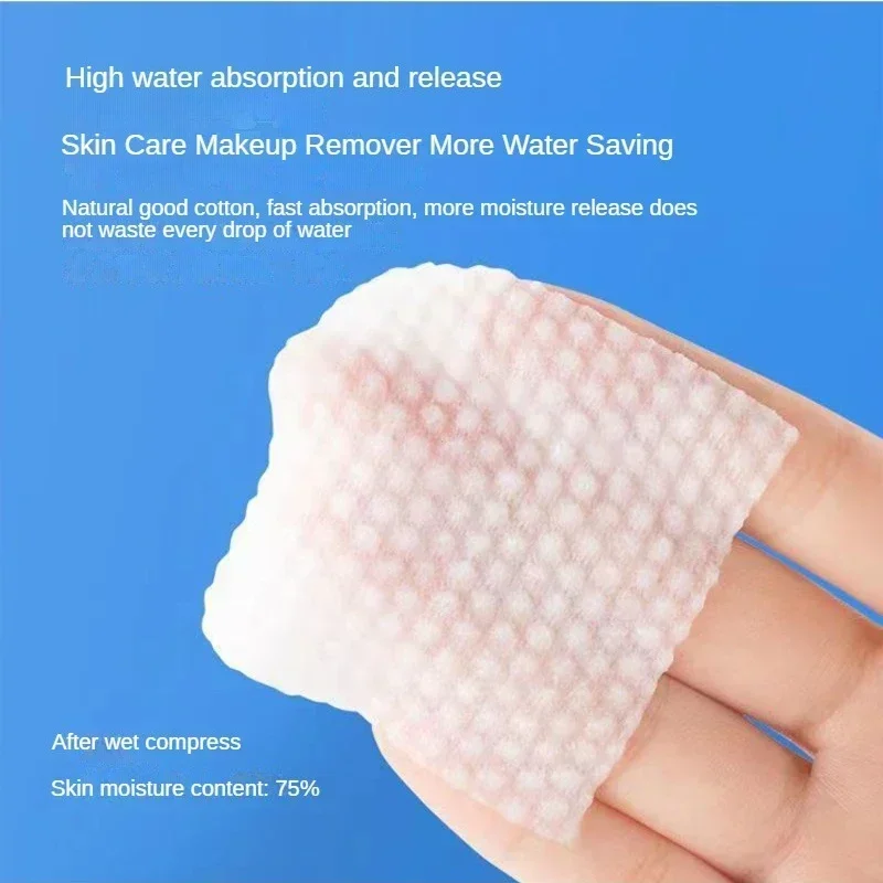 Großhandel 450/500/600PCS Gesichts Puff Wattepads Einweg Make-Up Zubehör Entferner Praktische Gesicht Baumwolle Pads Gesicht