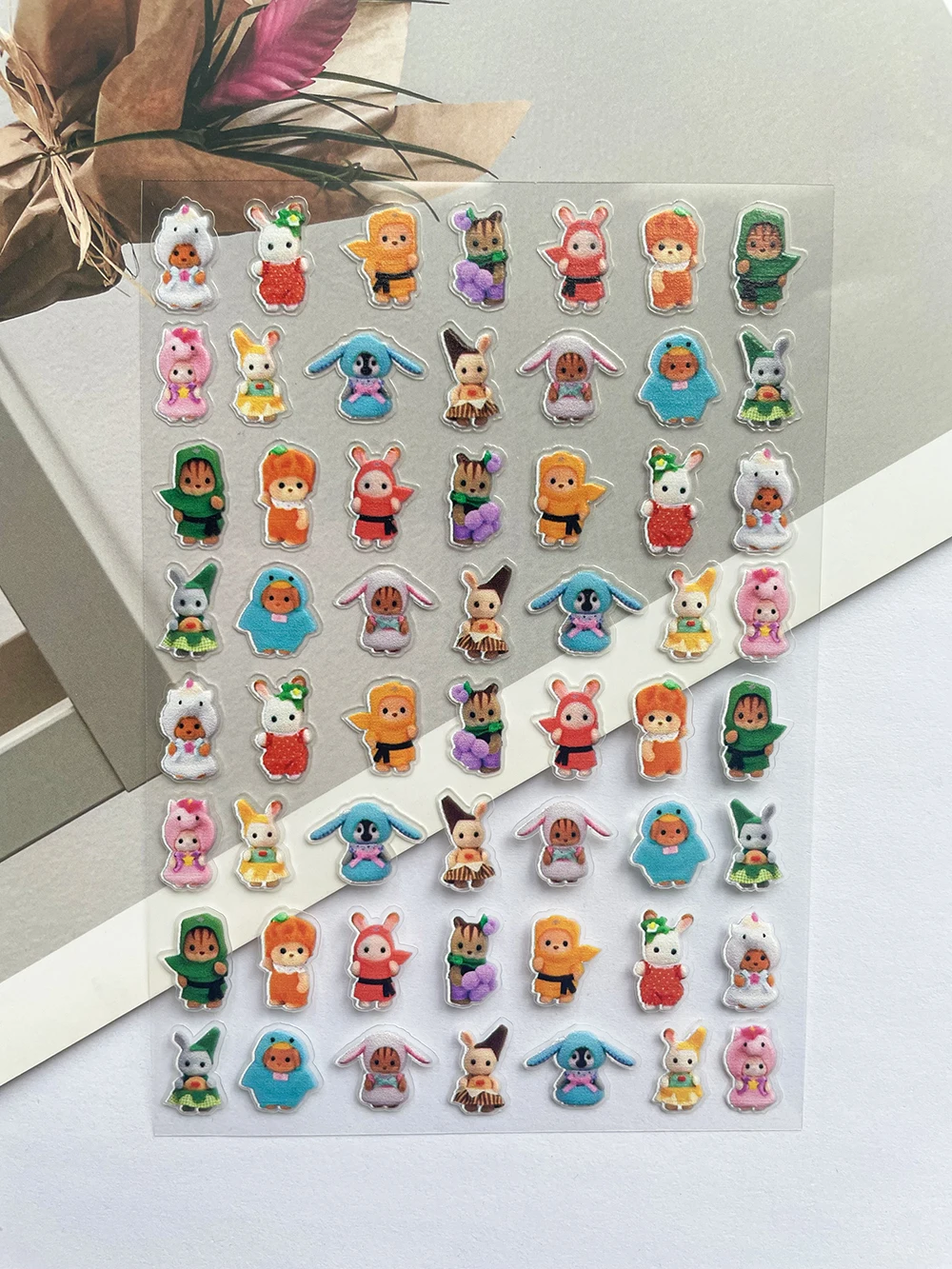Cartoon Niedliche Senbel Familie Nagelaufkleber DIY Schreibwaren Journal Planer Aufkleber Scrapbook Notizbuch Dekoration Aufkleber Geschenk – Detail 10