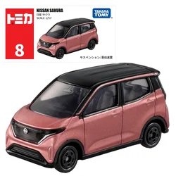 Takara Tomy Tomica No.8 Nissan Sakura Cars Alloy Motor Vehicle Diecast Metal Model Kids Xmas Gift Toys for Boys