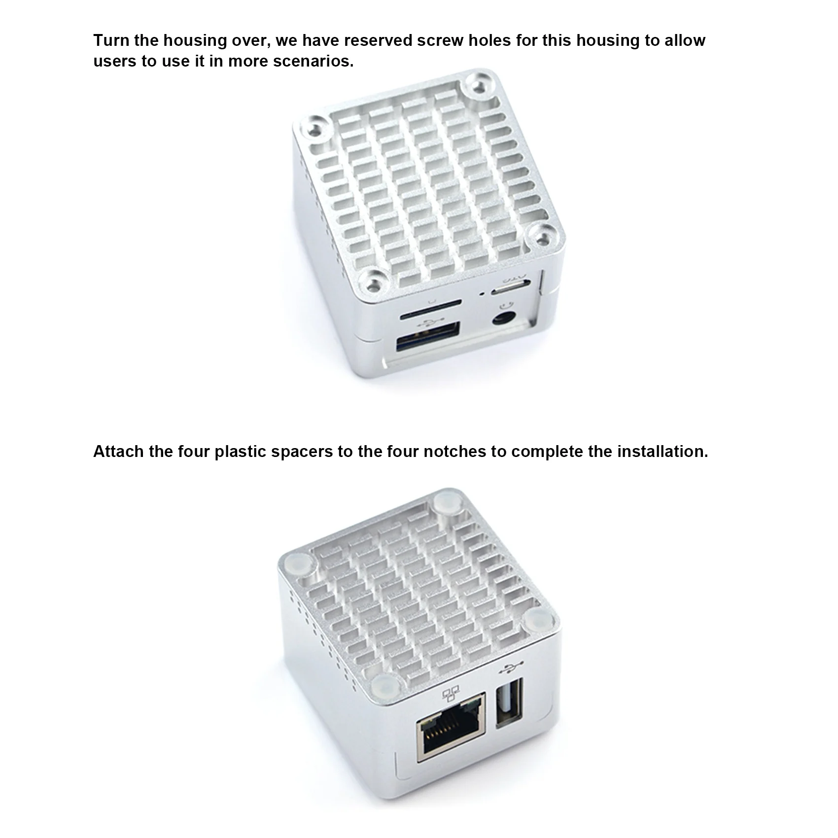 AED6-Nanopi NEO+OLED Display+Metal Case Kit Open Source H3 Development Board DDR3 RAM Ubuntu Openwrt Armbian