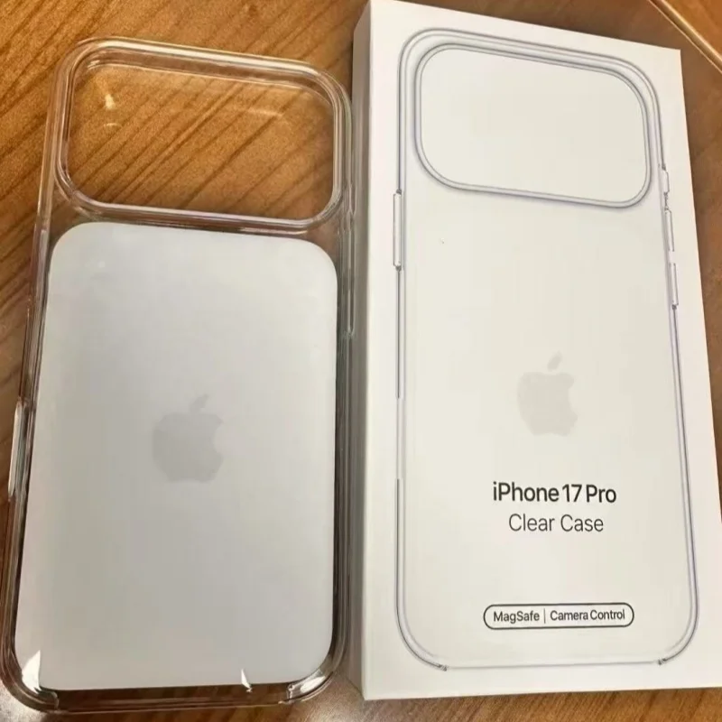 เคสแท้สำหรับ Magsafe สำหรับ iPhone 17 Pro 17 Pro Max 17 ฝาหลังใส รองรับการชาร์จไร้สายแบบแม่เหล็ก พร้อมกล่อง