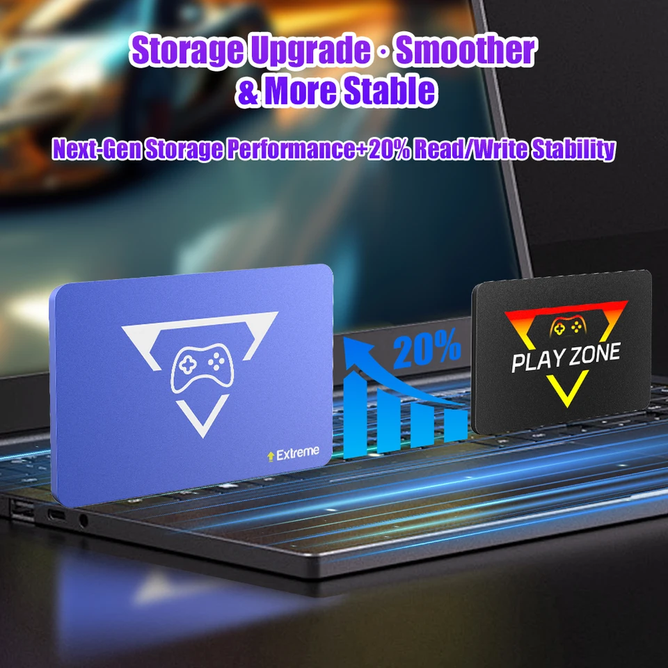 Playzone Extreme Retro Game Solid State Drive 20000+Games for PS5