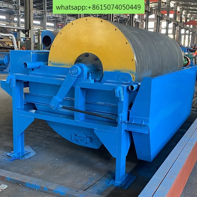 Wet Gaussian Drum Magnetic Separator Lead Zinc Ore Iron Ore Separator Flotation Post Magnetic Separator