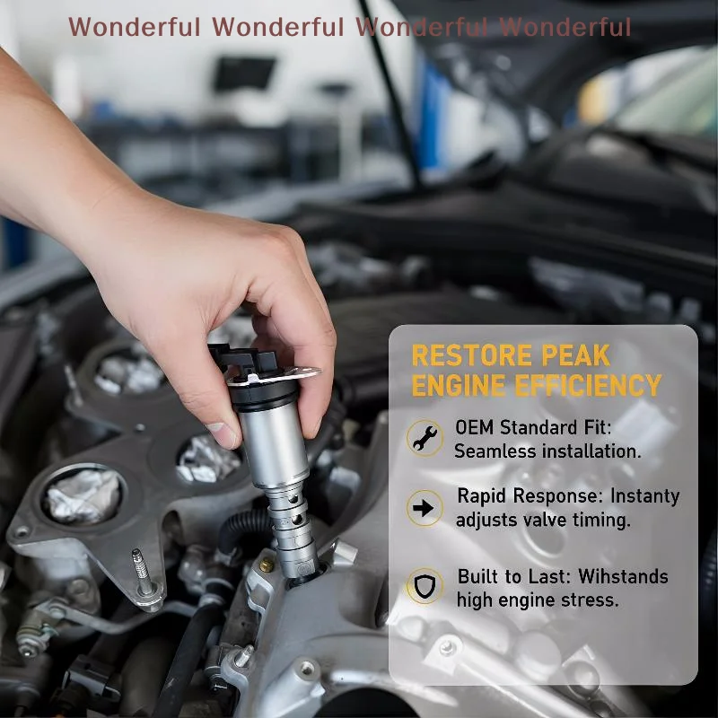

06E109257L Variable Valve Timing Solenoid for A5 Quattro Base 3.2 2008 2009 2010 Engine Control Drive Stability