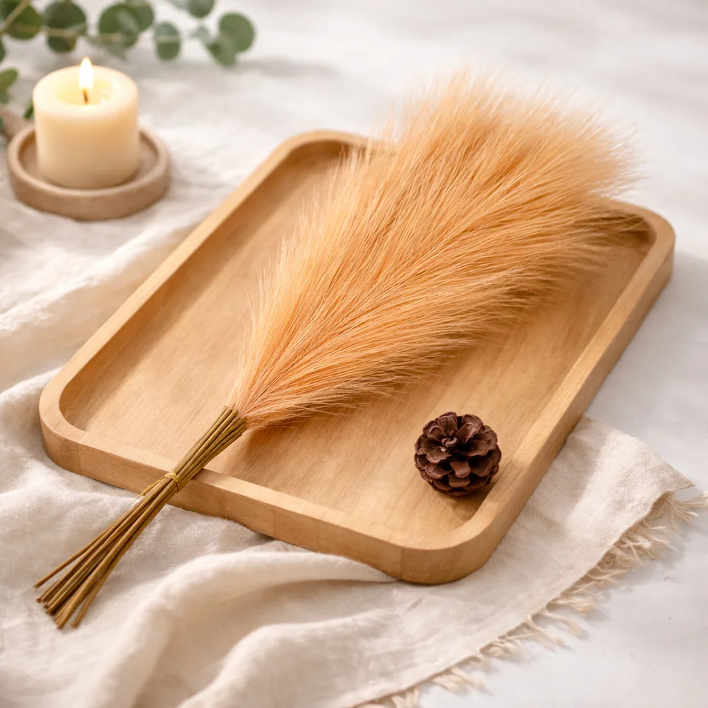 10/30 Stück 20 Zoll Pampasgras Künstliche Pflanzen Gefälschte Pampas Seidenblumen für Vasenfüllung Boho Heim Hochzeit Raumdekoration Zubehör – Detail 7