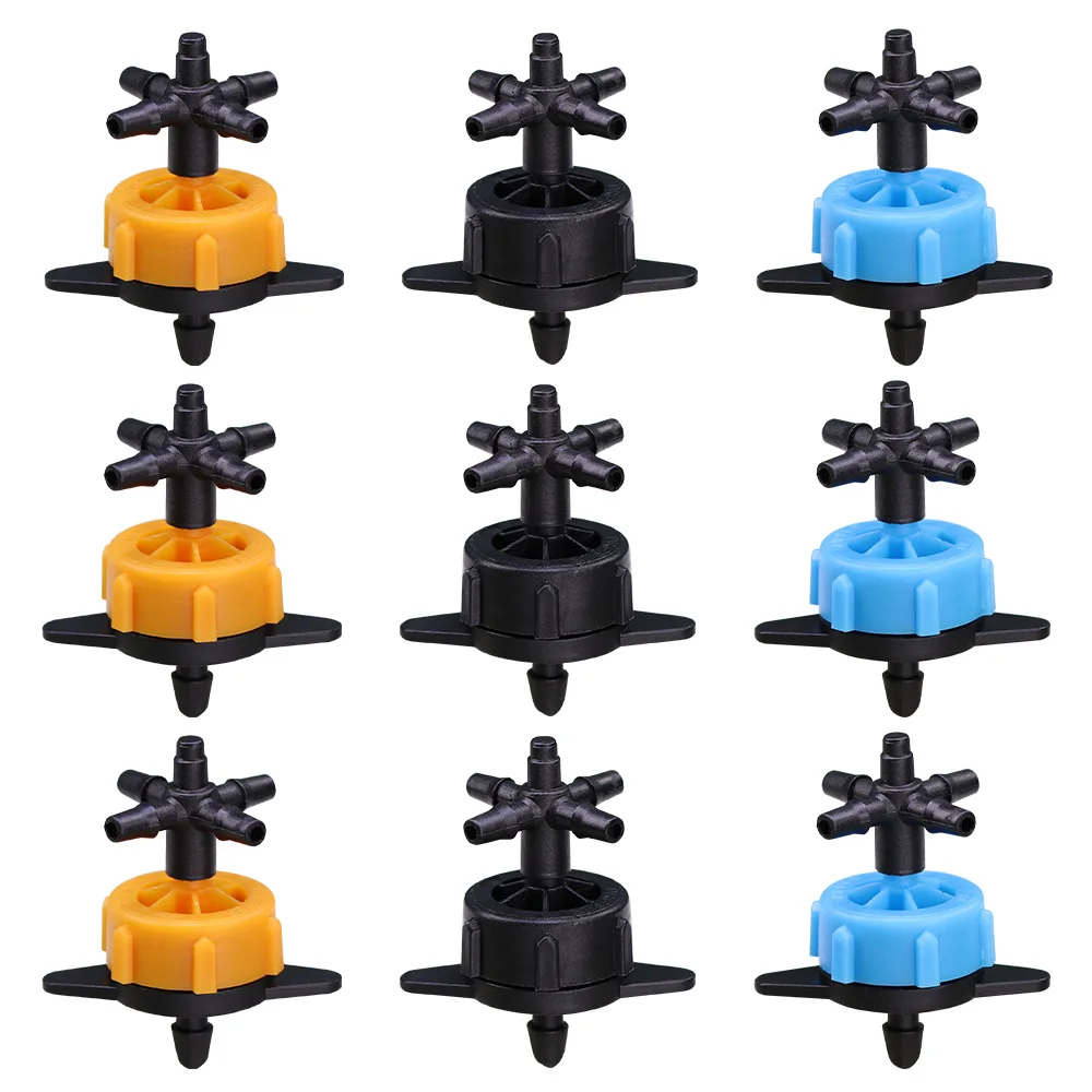 

20PCS 2L 4L 8L Pressure Compensating Emitters Garden Watering Irrigation Drippers Fixed Flow Pressure Compensating Emitter Head