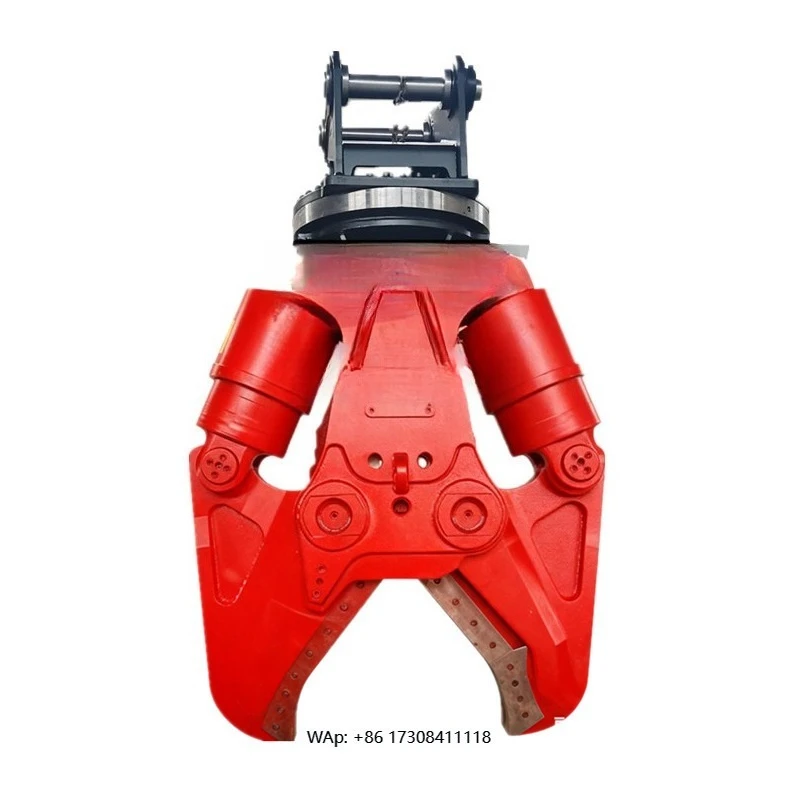 Double Cylinder Hydraulic Concrete Shear with Motor for  Excavators Demolition Tool