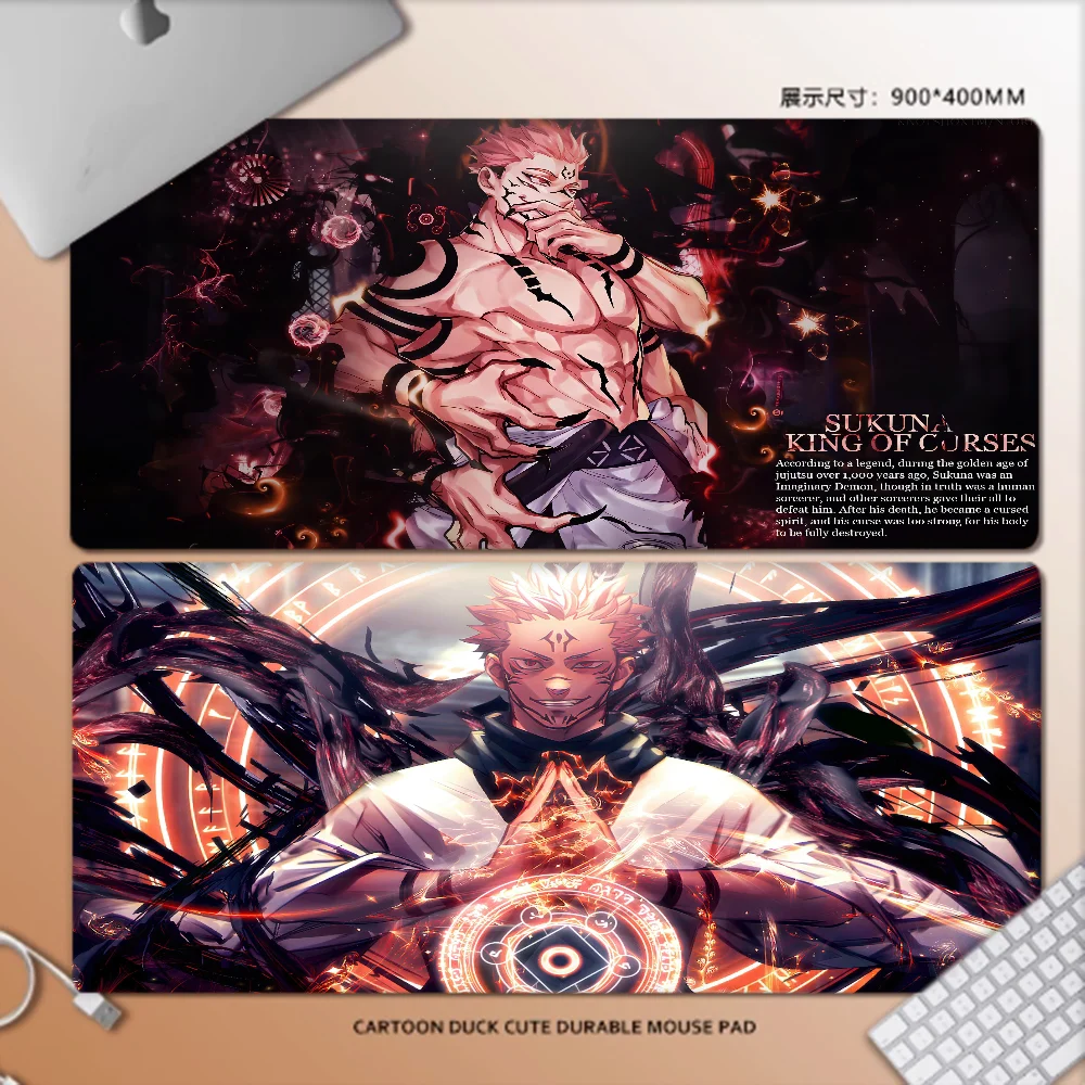 

Аниме Jujutsu Kaisen Ryomen Sukuna Boy Pad Натуральный каучук игровой коврик для мыши Размер коврика для стола CSGO игровой плеер настольный ПК компьютер