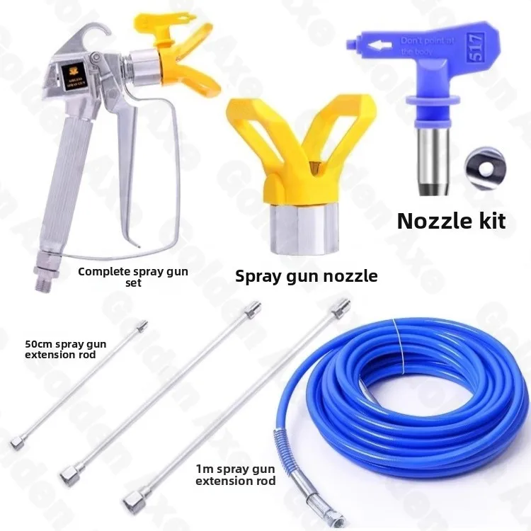 

Airless Spraying Machine Spray Gun Nozzle Nozzle Duckbill Seat Latex Paint Coating High-pressure Pipe Spray Machine Accessories