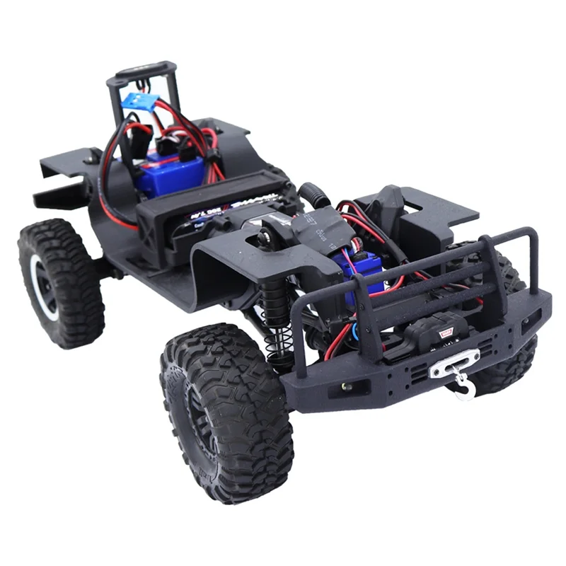B78B-1 個フロントバンパーナイロンブラック TRX4M ディフェンダー 1/18 RC クローラー車のアップグレード部品