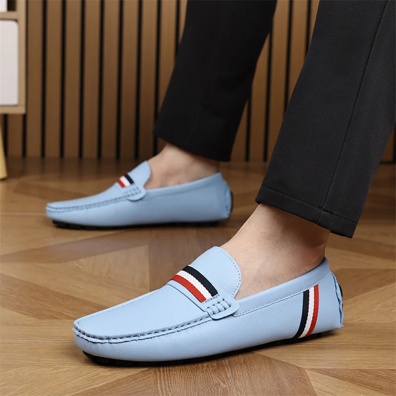Herrenschuhe Slip on Loafers Herren Business Büroschuhe Klassische PU-Leder Herren Loafer Schuhe Casual Herren Fahrschuhe Herrenschuhe