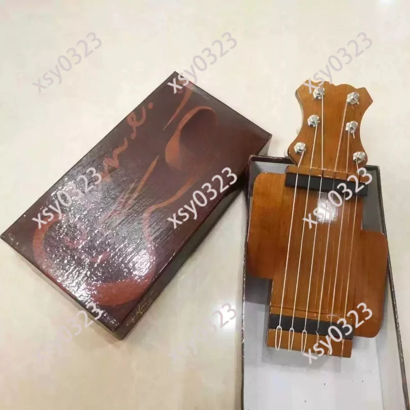 Solid Wood Pocket Guitar Finger Trainer Portable Right Hand Practice Accessory for Guitarists