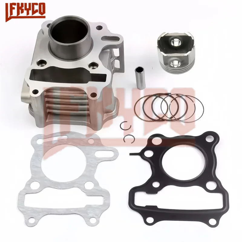 37mm Cylinder Kit Motor for SYM MIO50 Fiddle 2 Jet 4 Allo 50 Symphony SR Tonik X-Pro 50cc Awa 12100-A1A-000 4-Stroke Motoblock