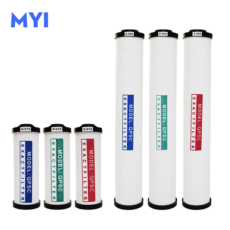 QPS 015 024 035 060 090 120 150 ملحقات استبدال ضاغط الهواء ملحقات فلتر الهواء المضغوط الدقة مجفف Q015 P024 #2