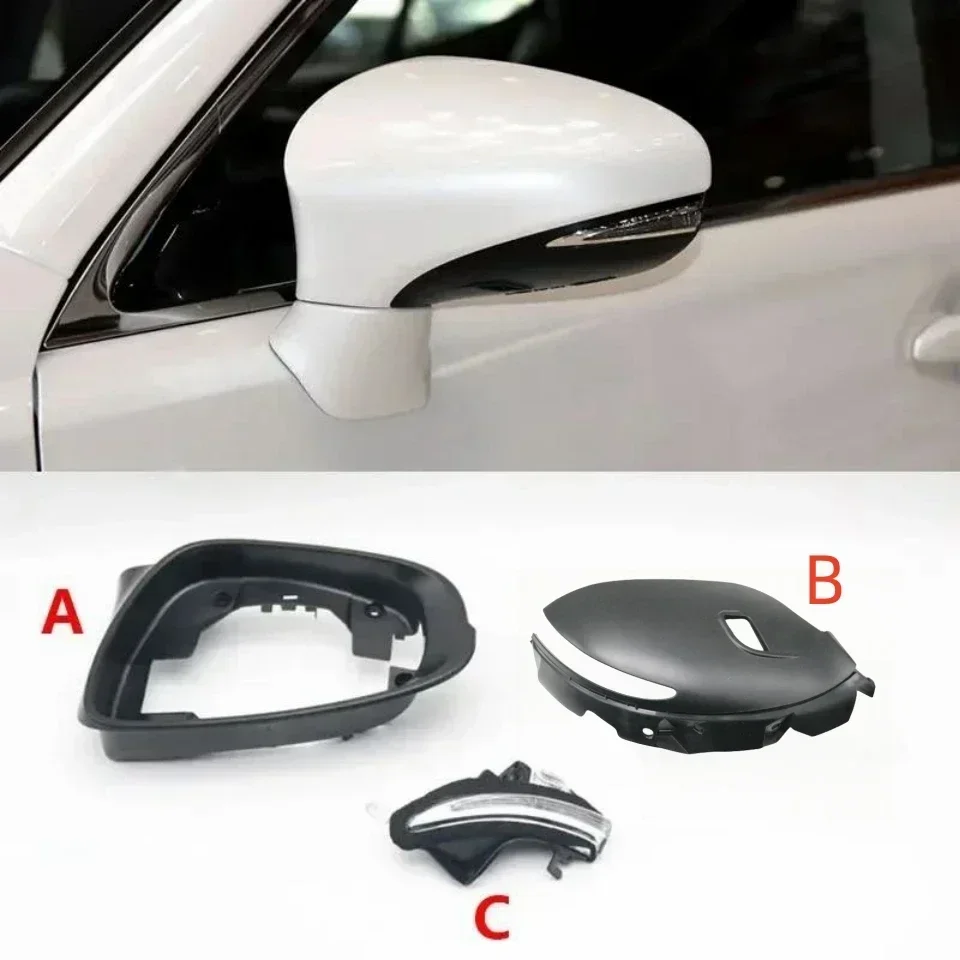 LHD Car Outside Rearview Mirror Frame Light Wing Door Side Lower Cover for Lexus ES200 ES250 ES300H ES350 CT200H IS350 IS250