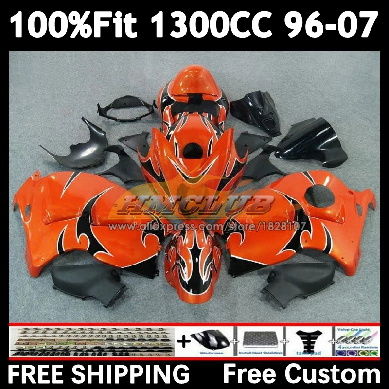 Body For SUZUKI Hayabusa GSXR1300 orange stock GSXR 1300 1996 1997 1998 1999 2001 37No.43 GSXR-1300 00 02 03 04 05 06 07 Fairing