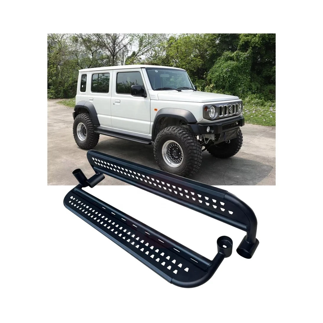 

3 Door 5 Door 4X4 Offroad Side Steps Bar For Japan Suzuki Jimny Car Sierra JB74/64 2019-2023 Foot Pedal Running Board Aluminum