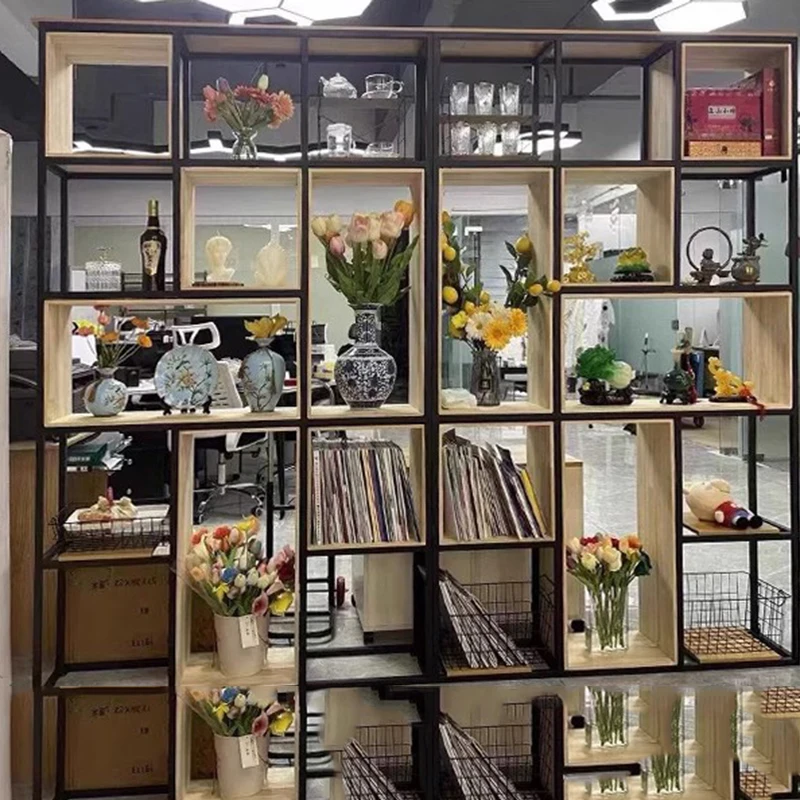 تخزين المعادن خزائن غرفة المعيشة Librero Curio المنظم خزائن غرفة المعيشة عرض الخشب Meuble De Rangement أثاث المنزل #5