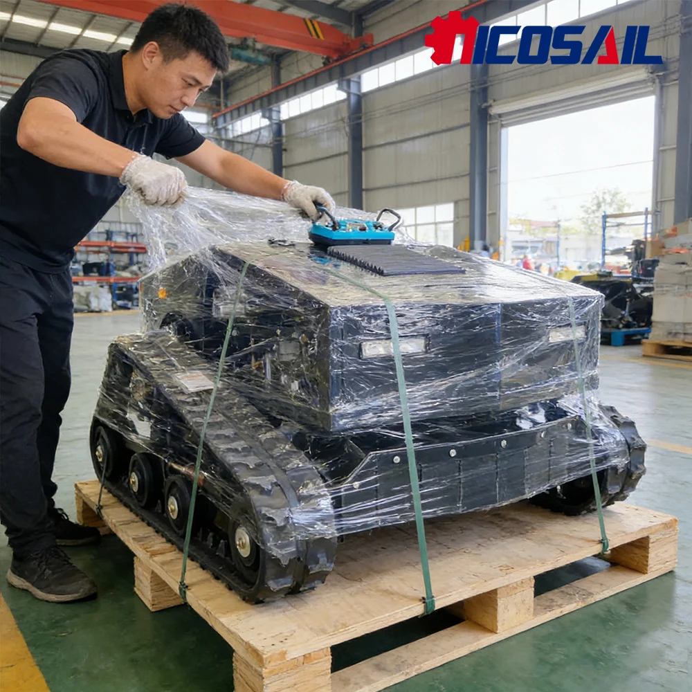 

Nicosail HB800 Crawler Mower EPA Engine High Durability Strong Climbing Ability for Orchard Slope Lawn Maintenance