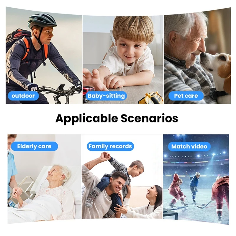 ABHU AS03 Мини-камера Умный дом Камера безопасности HD 1080P Беспроводное видеонаблюдение Встроенный аккумулятор 960 мАч Ночная камера