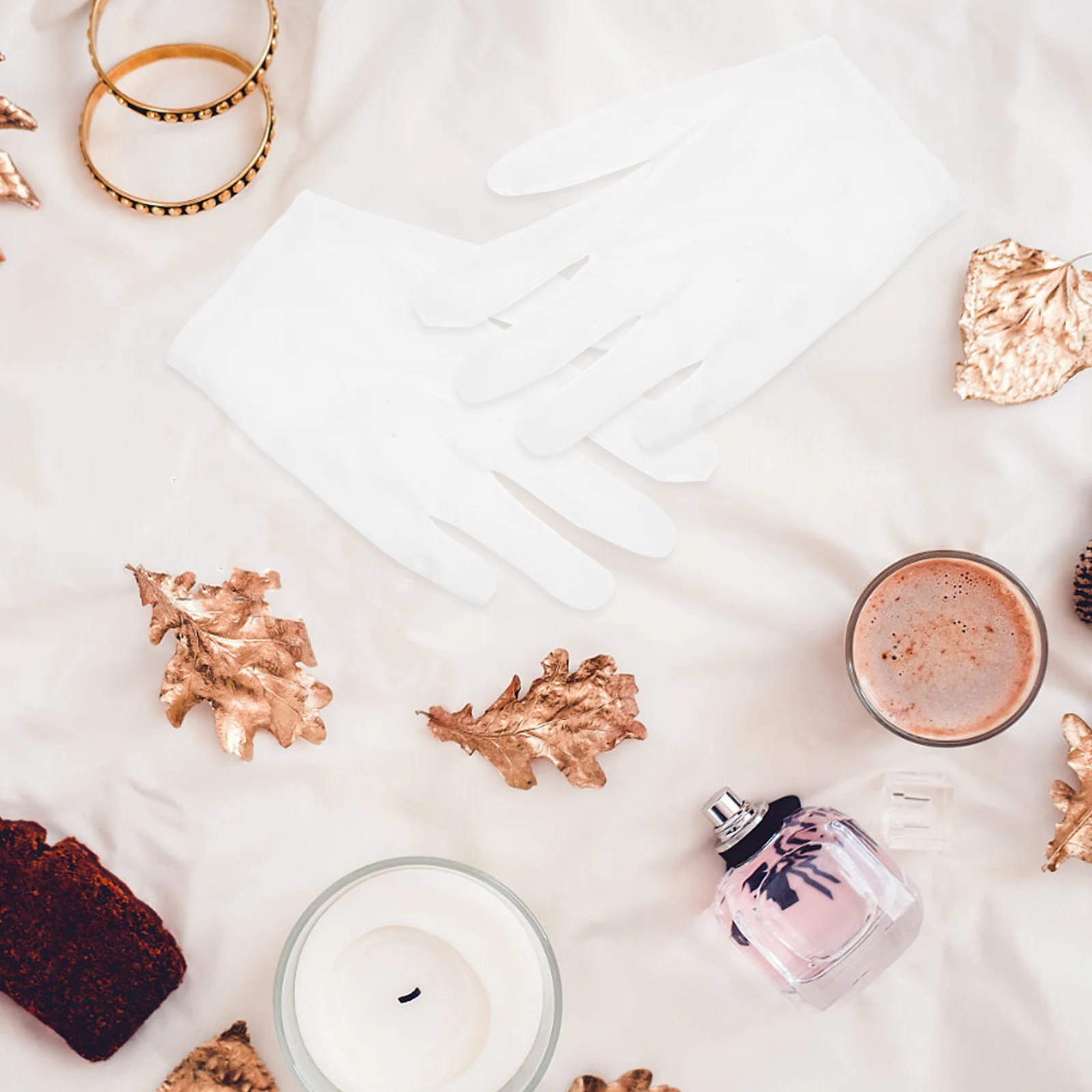 

10Pairs Soft Cotton Stretch Gloves for Jewelry Jade Handling Dustfree Sweatproof Reusable Elegant Inspection Gloves for Award