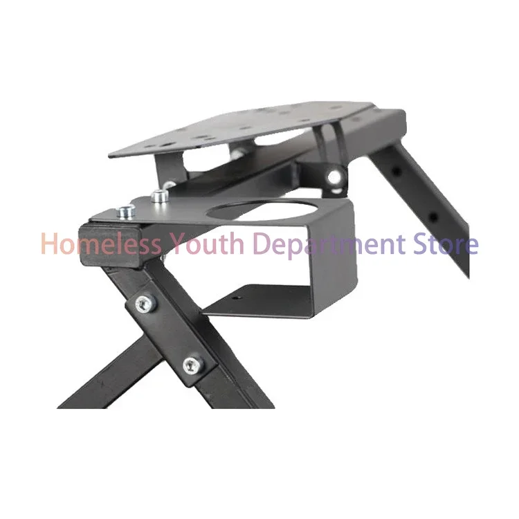 

third-generation reinforced panel folding rack and beverage rack for X-type racing simulation folding rack