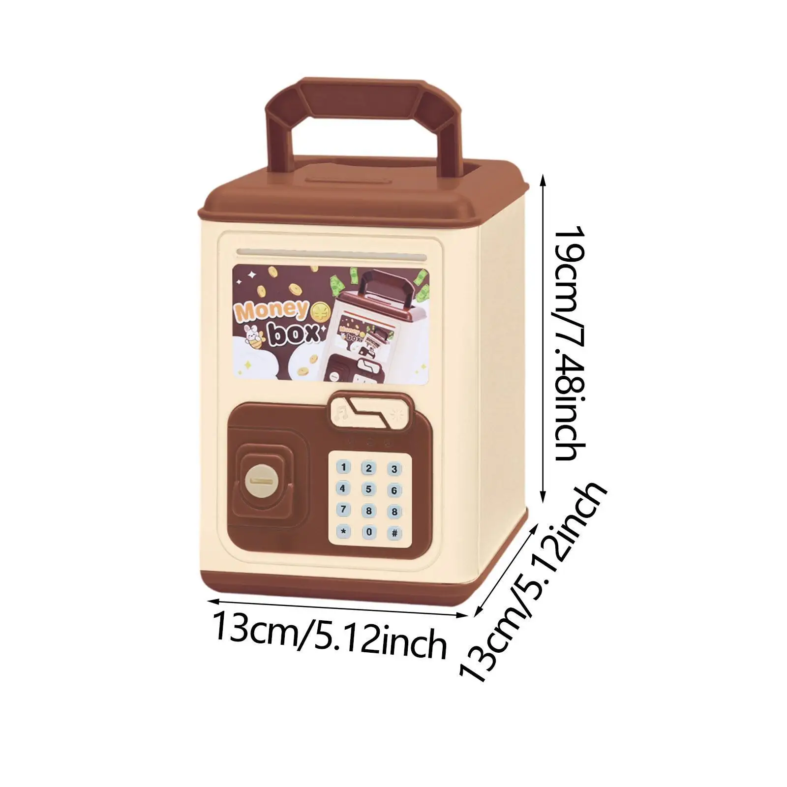 Piggy Bank for Kids Multifunctional for Children Home Decoration Accessories Lightweight Birthday Gift Money Box Educational Toy