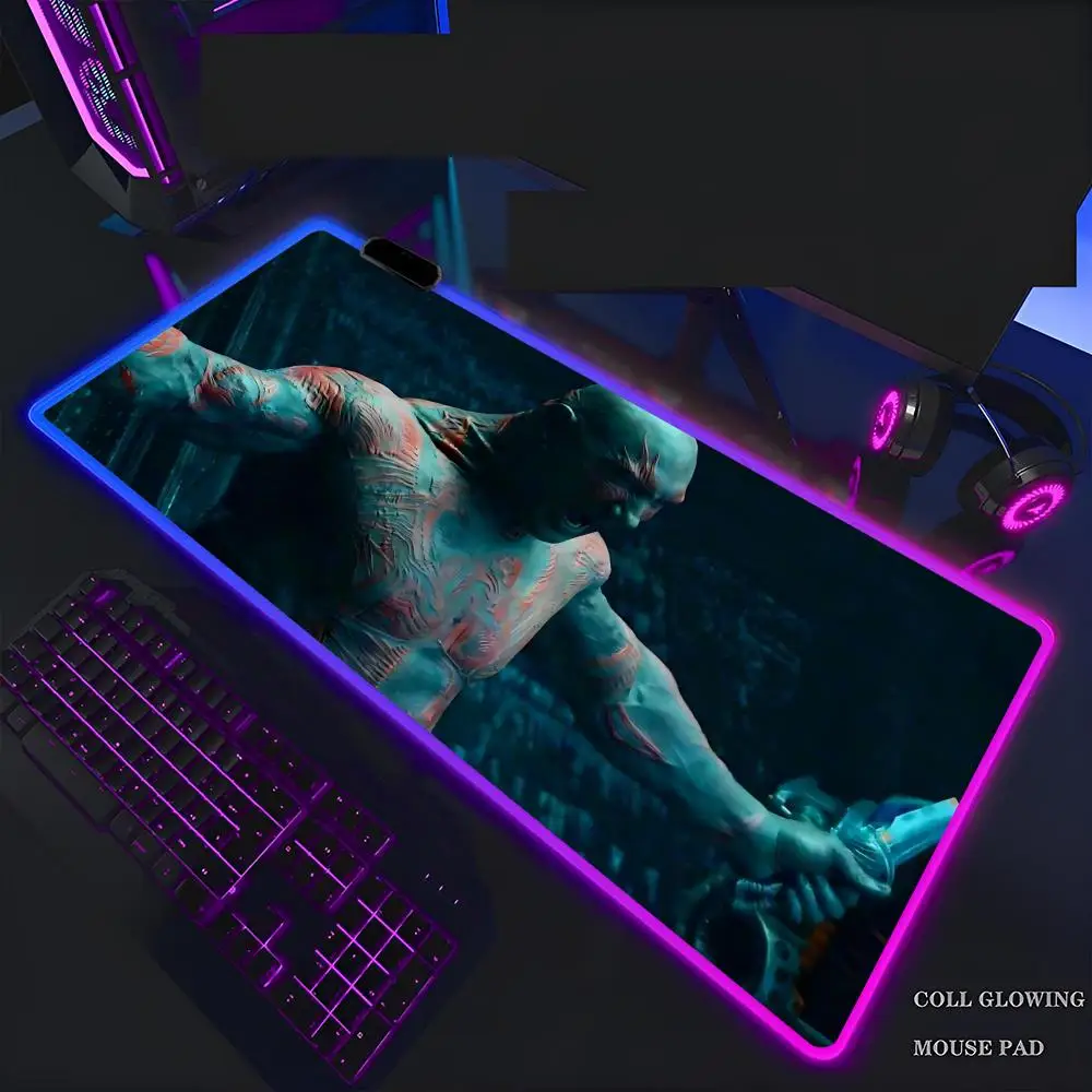 

D-Drax the D-Destroyer Mouse Pad Mousepad Rgb Mouse Pad Gaming Backlight mouse gamer Pc Accessories Gamer Keyboard Backlit Mat