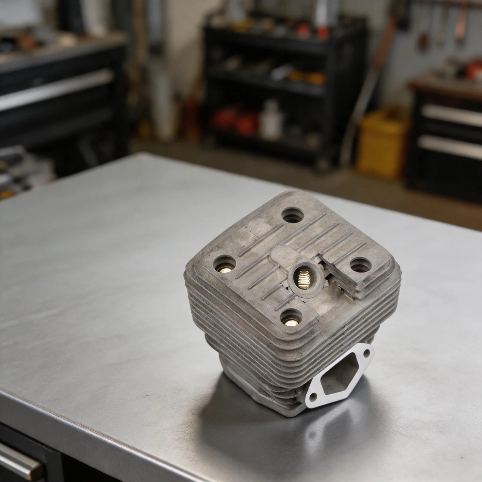 

Chainsaw Cylinder For Piston Kit 44/45mm for 52cc 58cc Gas Chainsaws with Throat Gasket Muffler Gasket and Cylinder Gasket