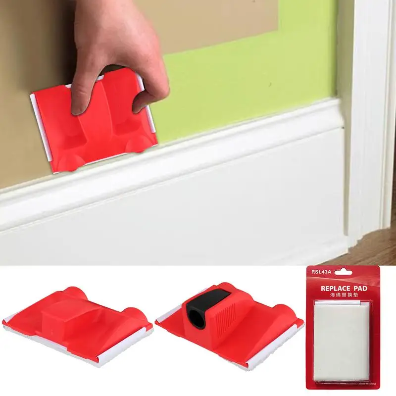 

Paint Edger Tool Multifunctional Wall Ceiling Corner Painting Brush Creative Edge Painter Color Separator Trimmer Tool for Home