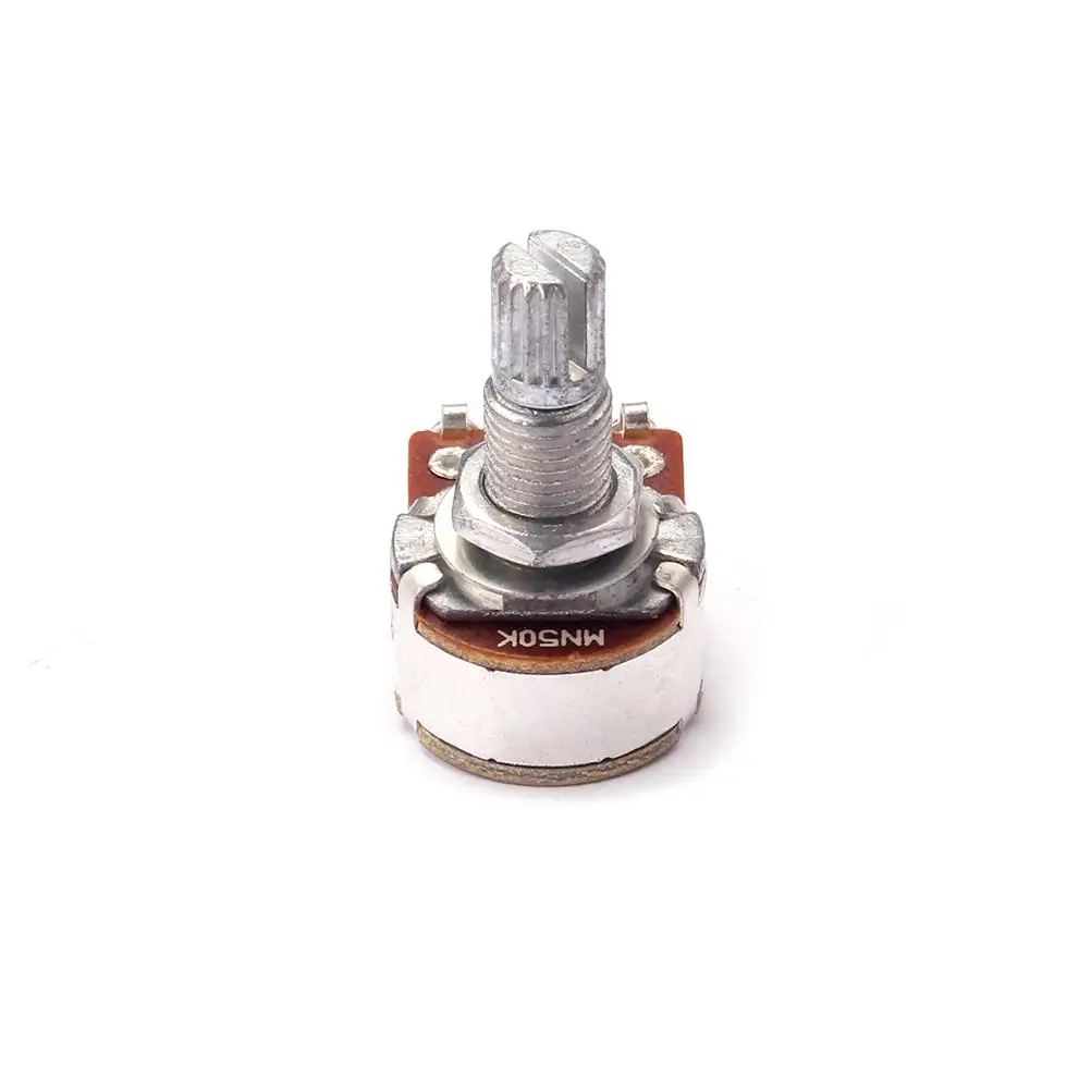 

audio potentiometers MN50K Dual Pot Guitar Amp Potentiometer Guitar Potentiometer Guitar volume potentiometer