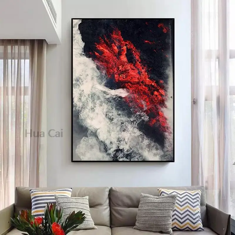 

Heavy Texture 3D Thick Acrylic Canvas Art Hand Painted Palette Knife Abstract Oil Painting Canvas Wall Art one piece Unframed