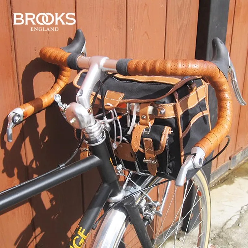 

Brooks Genuine Leather Vintage Bicycle Handlebar Tape, Road Bike, Folding Bike, and Gravel Bike Drop Bar Wrap