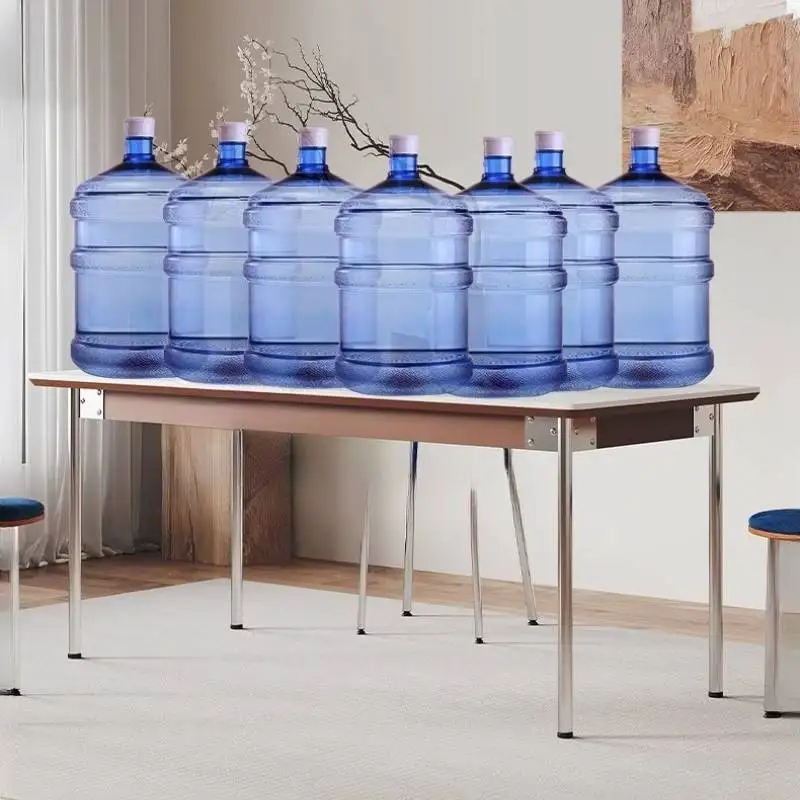 Tavoli da pranzo per feste in piccoli spazi Decorazione quadrata Tavoli da pranzo nordici marroni Cucina moderna Mesa De Comedor Mobili per la casa
