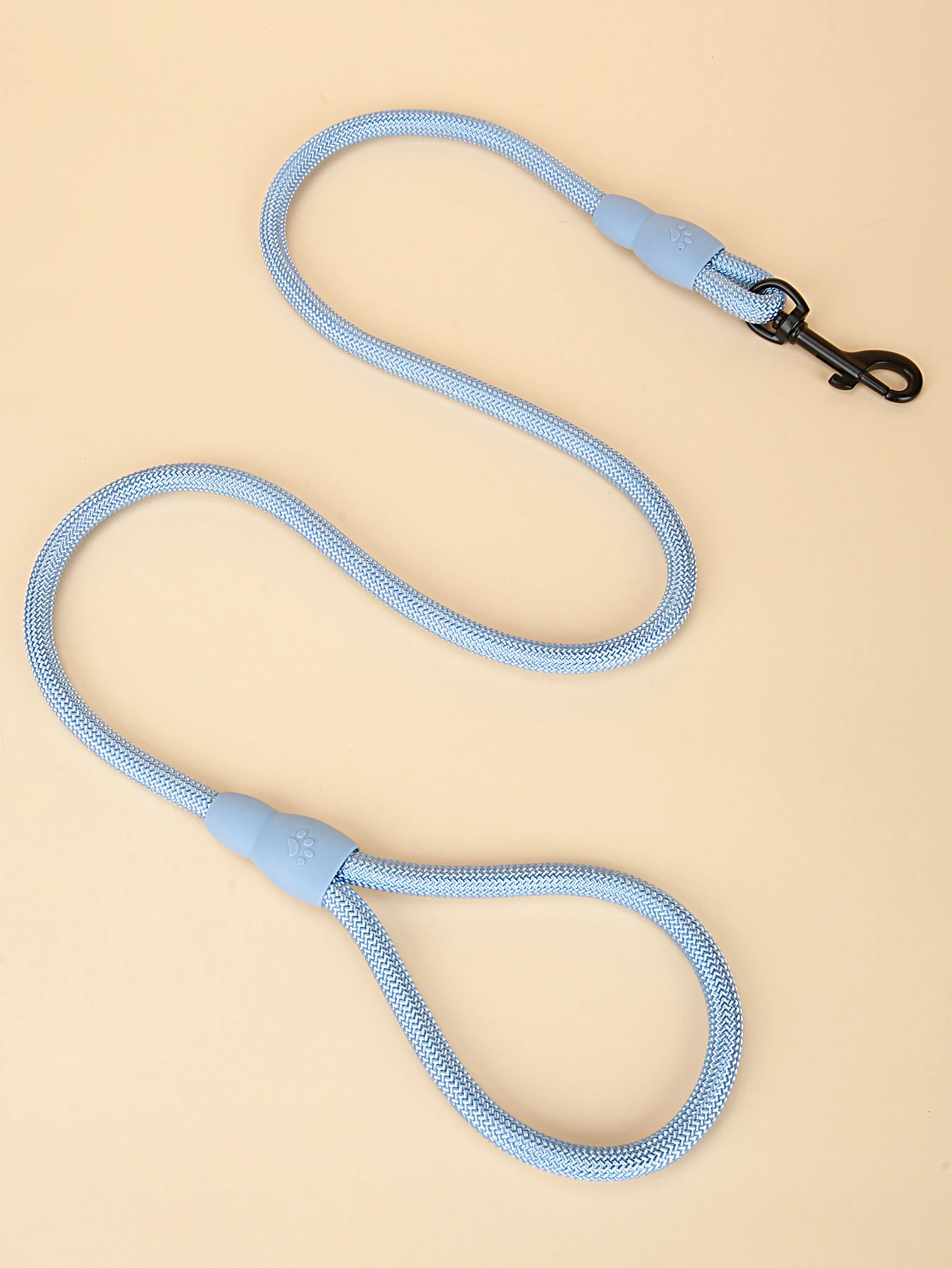 1PC Light Blue Round Rope Anti Slip Pet Cat and Dog Traction Belt Traction Rope Safety Belt